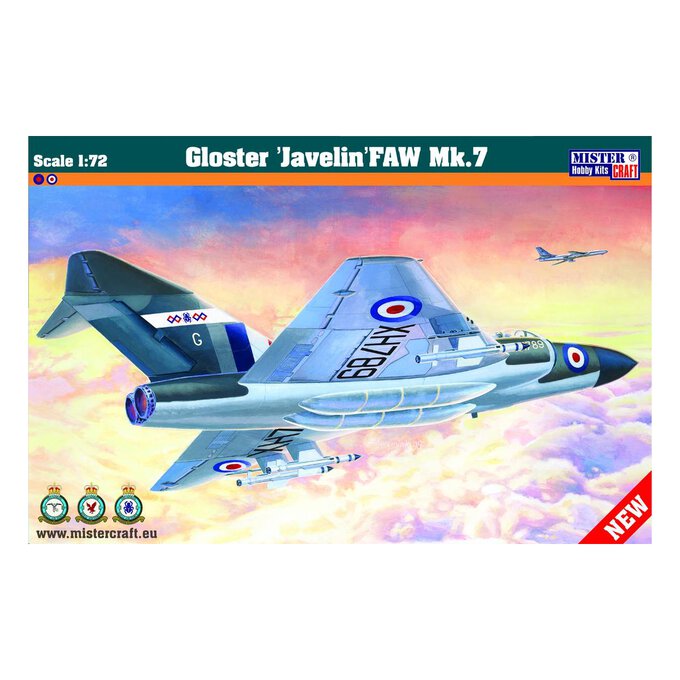 MisterCraft Gloster Javelin FAW Mk.7 Model Kit 1:72 image number 1