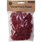 Red Wired Rose Heads 20 Pack image number 3