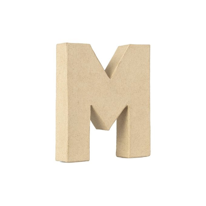 Mini Mache Letter M 10cm image number 1