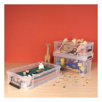 Whitefurze Allstore 7.5 Litre Clear Storage Box image number 5