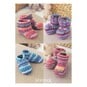 Sirdar Snuggly Baby Crofter DK Bootees Shoes and Boots Digital Pattern 1483 image number 1