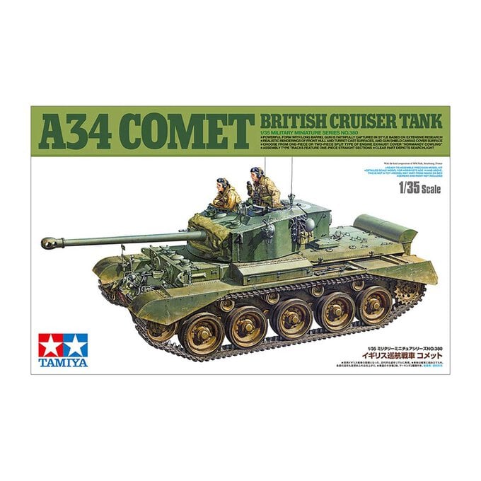 Tamiya A34 Comet British Cruiser Tank Model Kit 1:35 image number 1