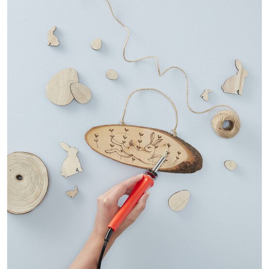 Pyrography Tool 6 Tips and Stand image number 6