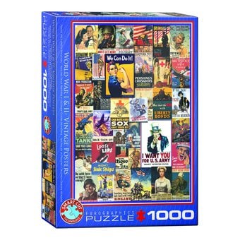 Eurographics World War Posters Jigsaw Puzzle 1000 Pieces