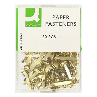Round Head Paper Fasteners 40 Pack