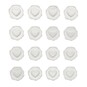 Pearlised White Sticker Seals 16 Pack  image number 3