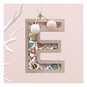 Hanging Wooden Letter E 7.5cm image number 1