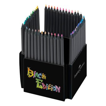 Faber-Castell Assorted Black Edition Colour Pencils 50 Pack 