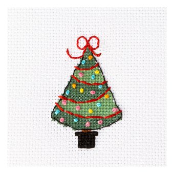 Christmas Tree Mini Cross Stitch Kit  