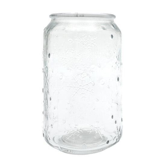 Snowflake Drinking Jar Glass image number 3