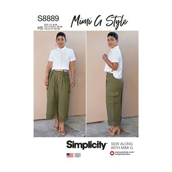 Simplicity Women's Shirt and Trousers  Sewing Pattern S8889 (H5 6-14)