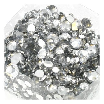 Small Round Crystal Acrylic Stones