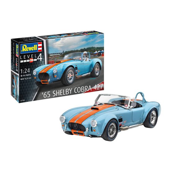 Revell 65 Shelby Cobra 427 Model Kit 1:24 image number 4