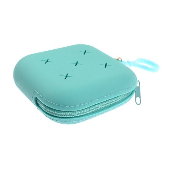 Turquoise Charm Coin Case 8cm x 8cm image number 3