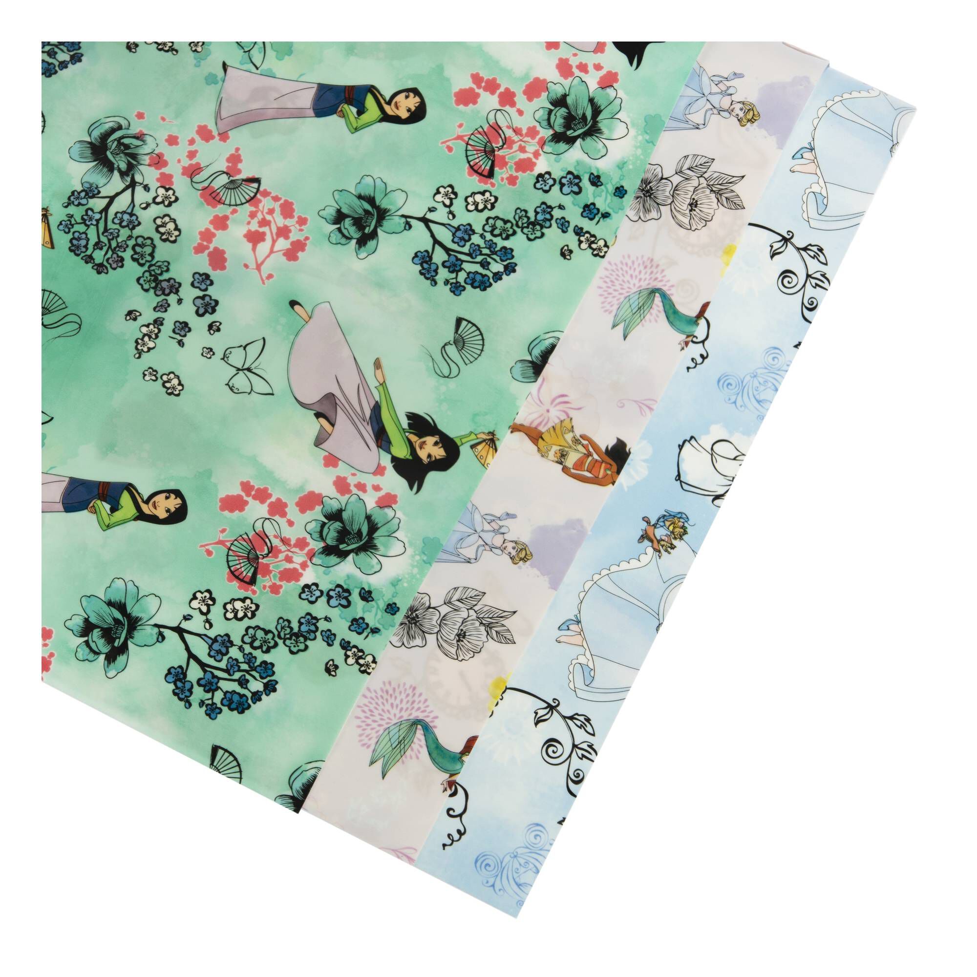 Disney Princess Permanent Vinyl 12 x 12 Inches 3 Pack | Hobbycraft