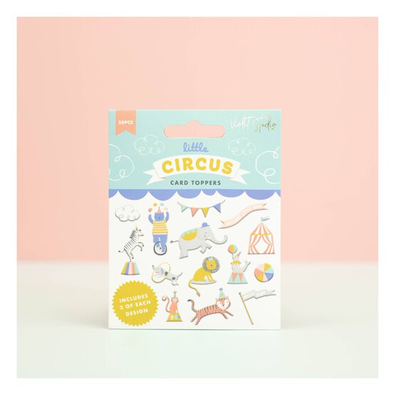 Violet Studio Little Circus Card Toppers 28 Pieces  image number 3