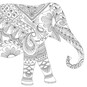 Free Elephant Zentangle Download image number 1
