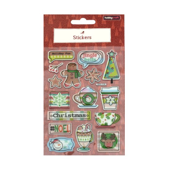 Gingerbread Puffy Stickers image number 3