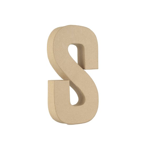Mache Letter S 20cm image number 1