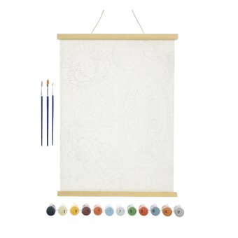 Seafood Paint by Numbers Canvas Roll