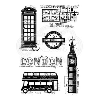 Woodware London Elements Clear Stamp Set 6 Pieces