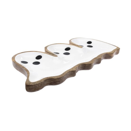 Wooden Ghost Plate 35cm image number 3