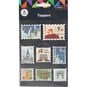 World Stamp Chipboard Stickers 8 Pack image number 3