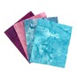 Blue and Pink Batik Cotton Fat Quarters 4 Pack image number 1