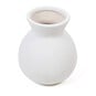 Unglazed Ceramic Bulb Vase 13cm x 10cm image number 1