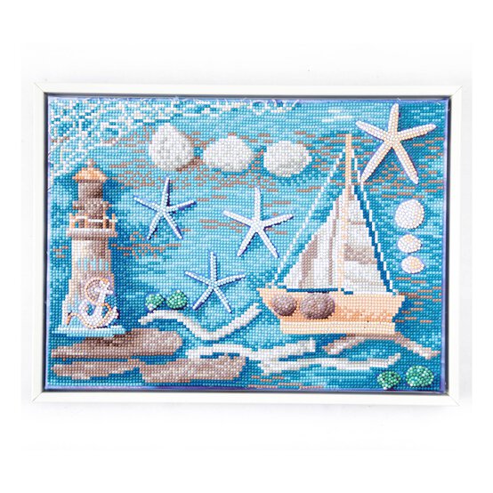 Diamond Dotz Seaside Collage Kit 27cm x 37cm image number 3