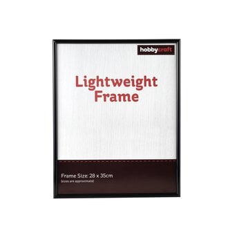 Black Lightweight Frame 28cm x 35cm image number 2