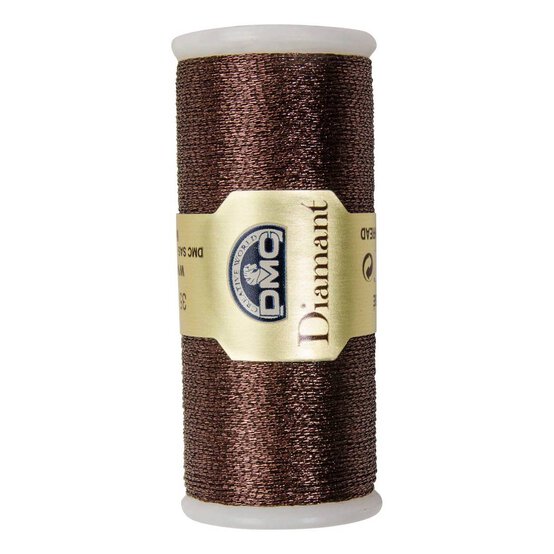 DMC Brown Diamant Metallic Thread 35m (D898) image number 1