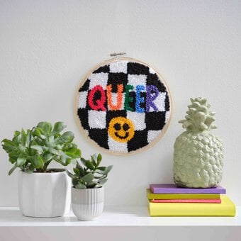 How to Make a Punch Needle Embroidery Hoop