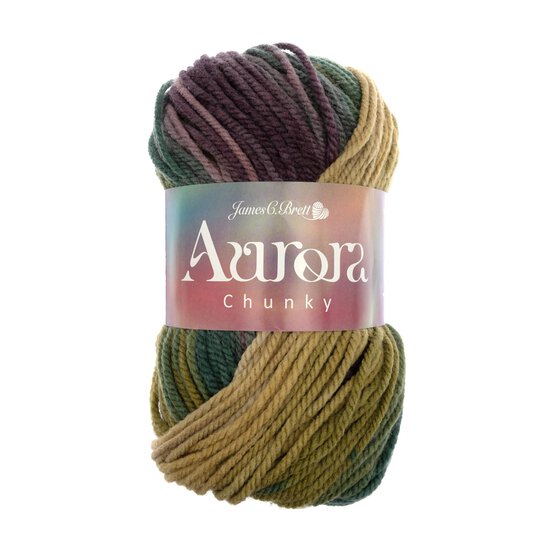 James C Brett Bramble Bush Aurora Chunky Yarn 100g image number 1