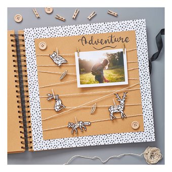 Papermania Kraft Scrapbook 8 x 8 Inches