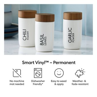 Cricut White Permanent Smart Vinyl 13 x 36 Inches