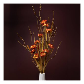 Red and Orange Wildflower Spray 66cm