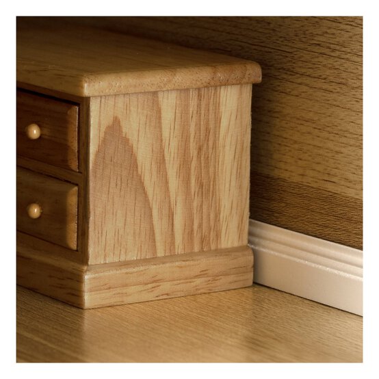 Doll&rsquo;s House White Painted Skirting Boards 6 Pack image number 2