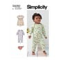 Simplicity Babies’ Dress and Romper Sewing Pattern S9282 image number 1