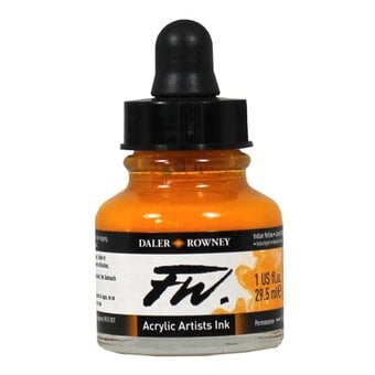 Daler-Rowney Indian Yellow FW Artists Ink 29.5ml