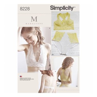 Simplicity Bra and Pants Sewing Pattern 8228