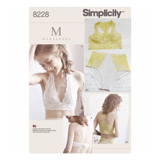 Simplicity Bra and Pants Sewing Pattern 8228 image number 1