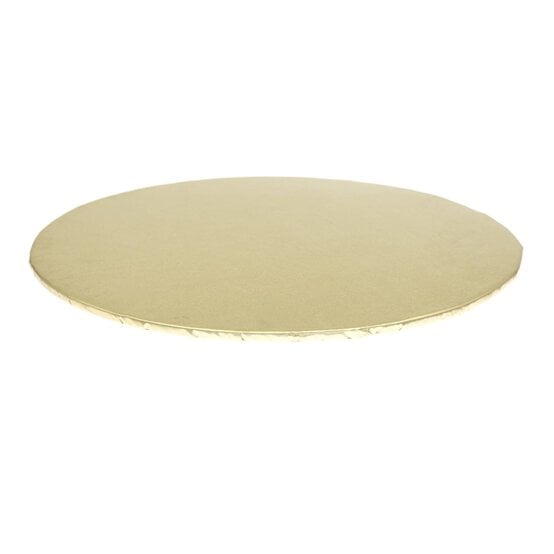 Pale Gold Round Double Thick Card Cake Board 12 Inches image number 2