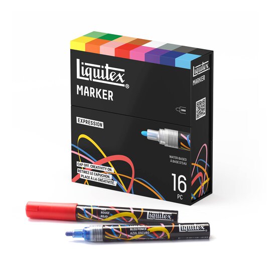 Liquitex Expression Markers 2mm 16 Pack image number 5