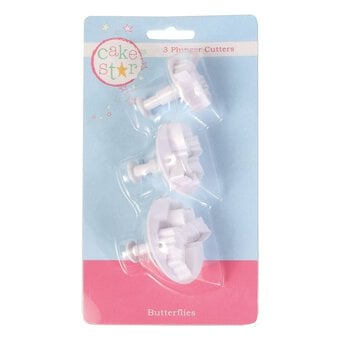 Cake Star Butterfly Plunger Cutters 3 Pack image number 2