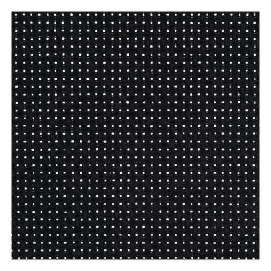 Black 14 Count Aida Fabric 30cm x 46cm image number 3