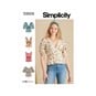 Simplicity Women’s Blouse Sewing Pattern S9606 (16-24) image number 1