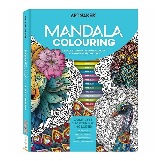 Artmaker Mandala Colouring Kit image number 1