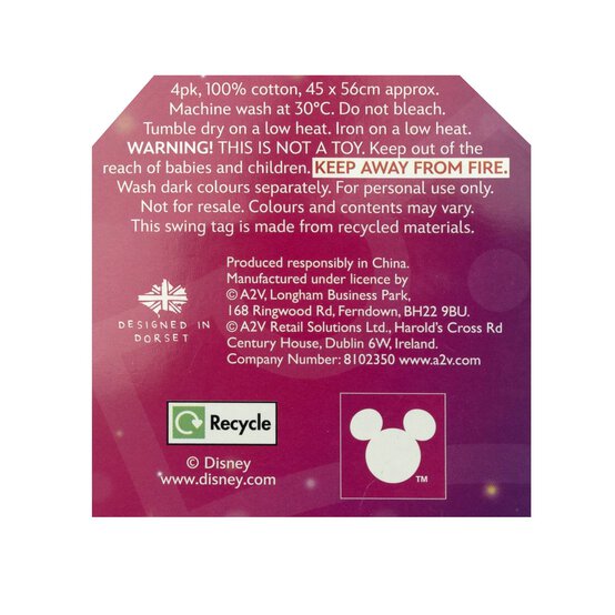 Disney Princess Floral Fairy Tale Fat Quarters 4 Pack image number 8