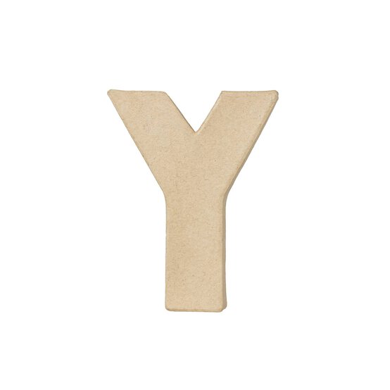 Mini Mache Letter Y 10cm image number 5